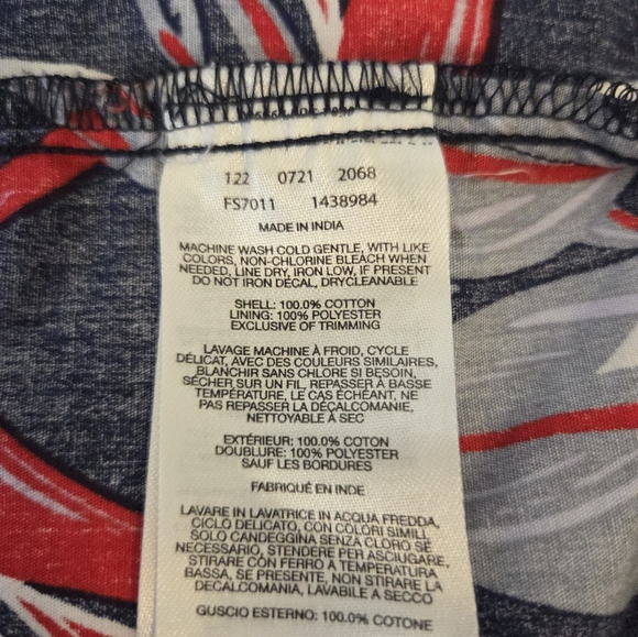 Columbia PFG Men's Big & Tall Trollers Tropical Short Sleeve Shirt Size 4X - Picture 9 of 9